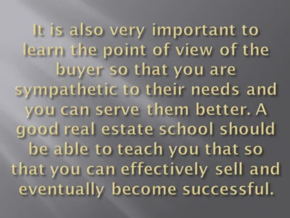 Getting Trained in Real Estate