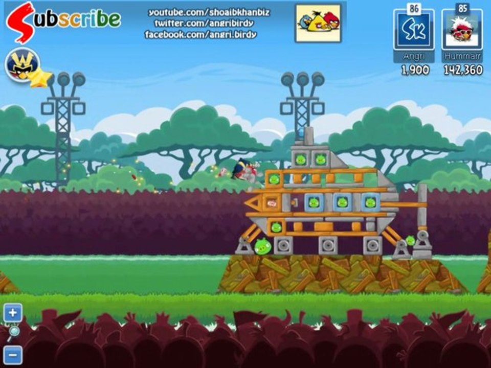 Angry Birds Friends Weekly Tournament Week 52 Level 3 High Score 154K - Power Up - Facebook