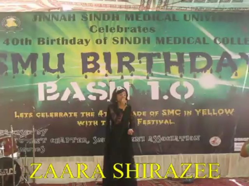 ZAARA SHIRAZEE AT SINDH MEDICAL UNVERSITY