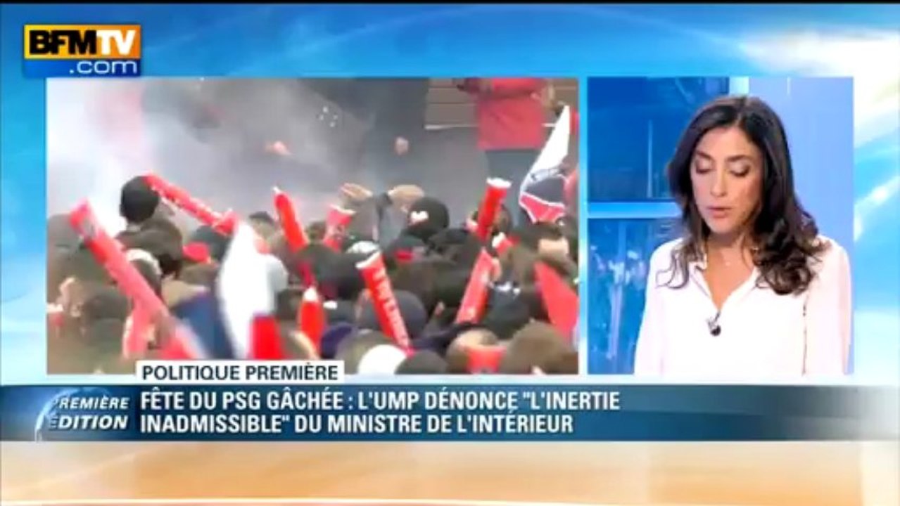Politique Première: l'UMP accuse l'inertie du ministère de l'Intérieur face aux casseurs du Trocadéro - 14/05