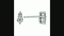 9ct White Gold 12 Point Diamond Double Solitaire Earrings Review