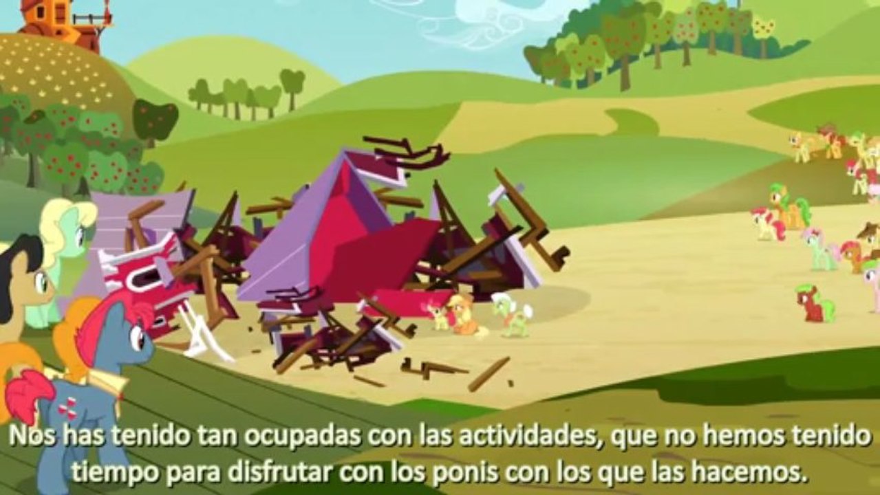 MLP FiM 3x09 Apple Family Reunion [Subtitulado en Español]