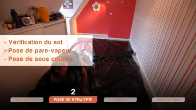 La pose de sol stratifié par Saint Maclou