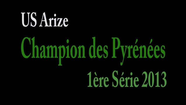 FINALE MIDI PYRENEES 1ére série - bouclier pour US ARIZE - DAUMAZAN 09