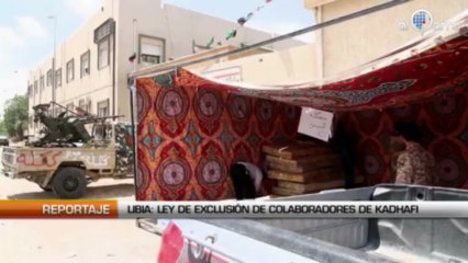 Libia adopta  ley de  excusión a colaboradores de Kadhafi