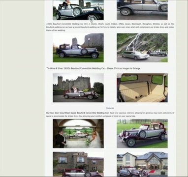 Beauford Wedding Car Hire Dublin Ireland