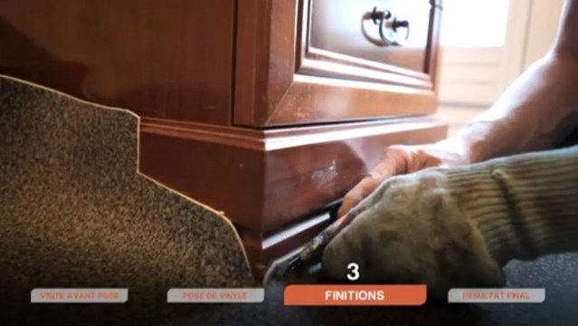 La pose de sol vinyle par Saint Maclou