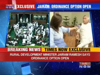Ordinance option open: Jairam Ramesh