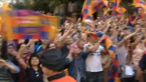 El Barça de Tito celebra el título de Liga ante medio millón de aficionados