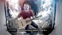 Astronaut Chris Hadfield performs 'Space... - no comment