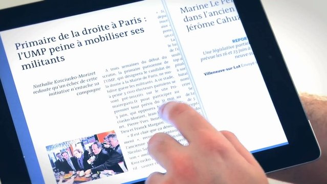 Le Monde lance le « Journal Tactile enrichi » sur tablette