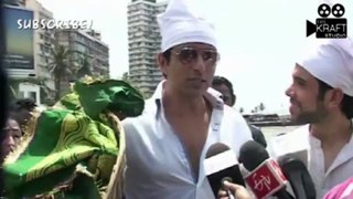 Tushar Kapoor Sonu Sood Visit Hajiali Dargah in Mumbai