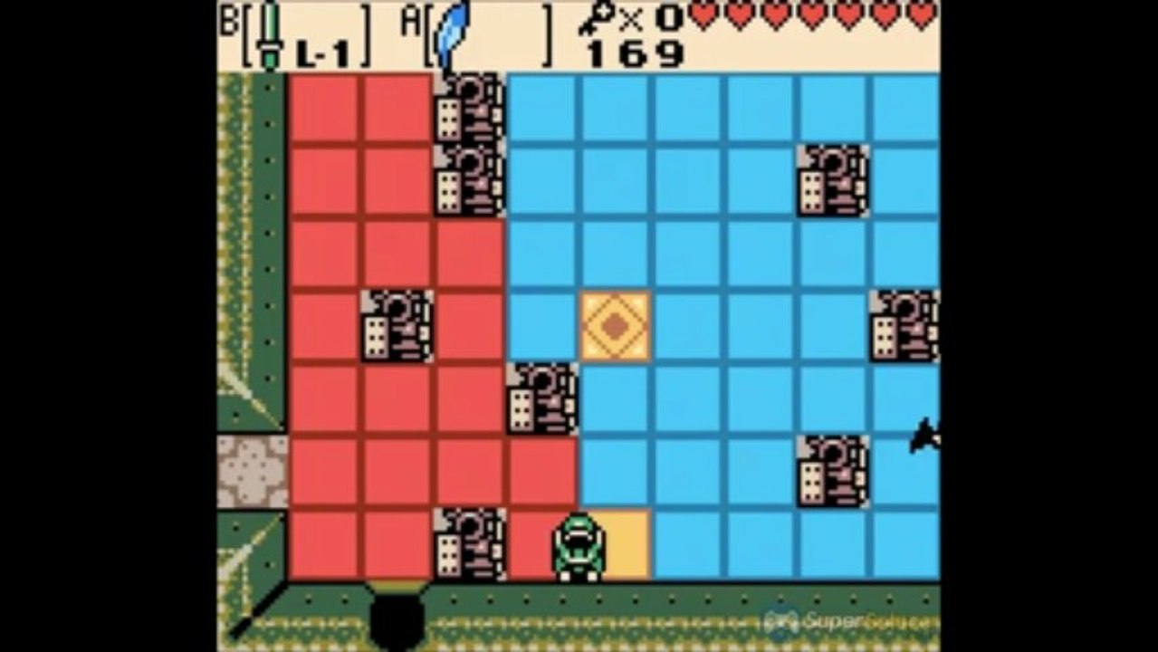 Soluce Zelda Oracle of Ages : Enigme des dalles n°1