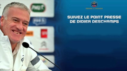 Conférence de presse de Didier Deschamps