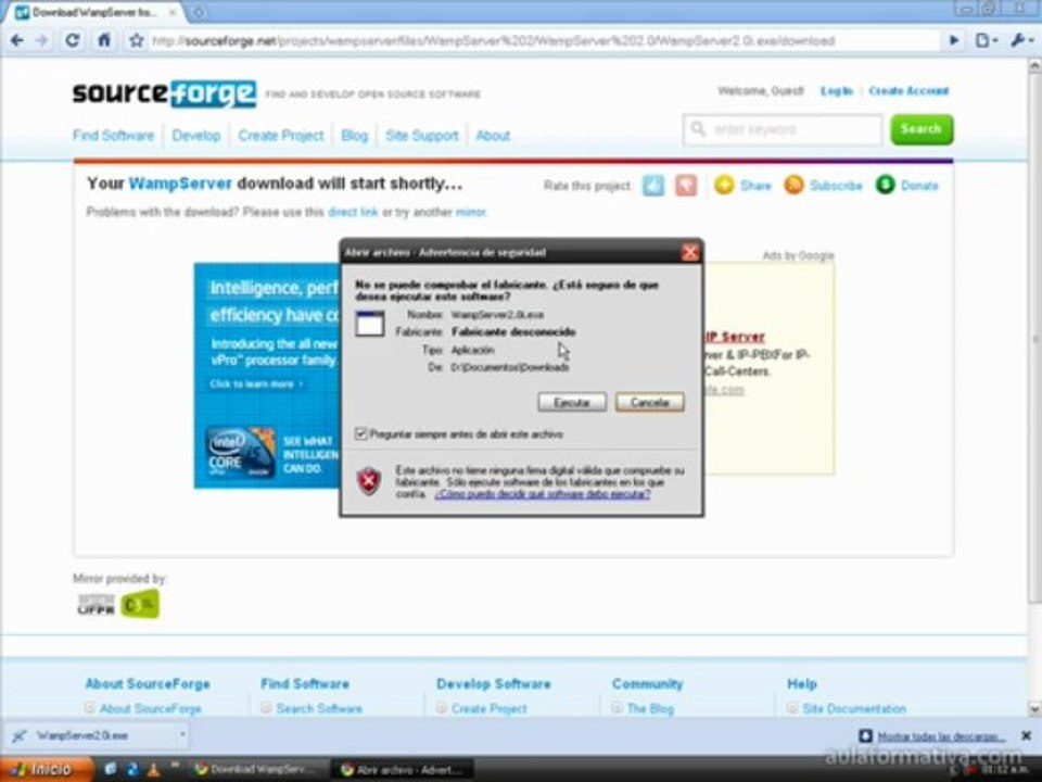 Instalacion en Windows