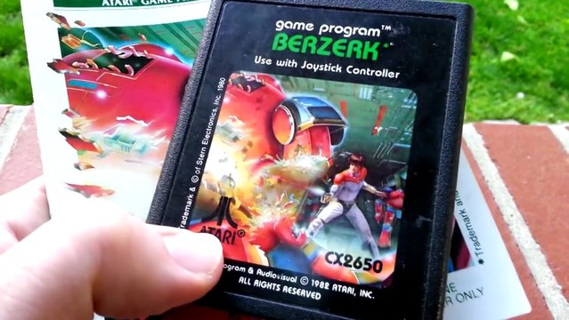 Classic Game Room - BERZERK review for Atari 2600