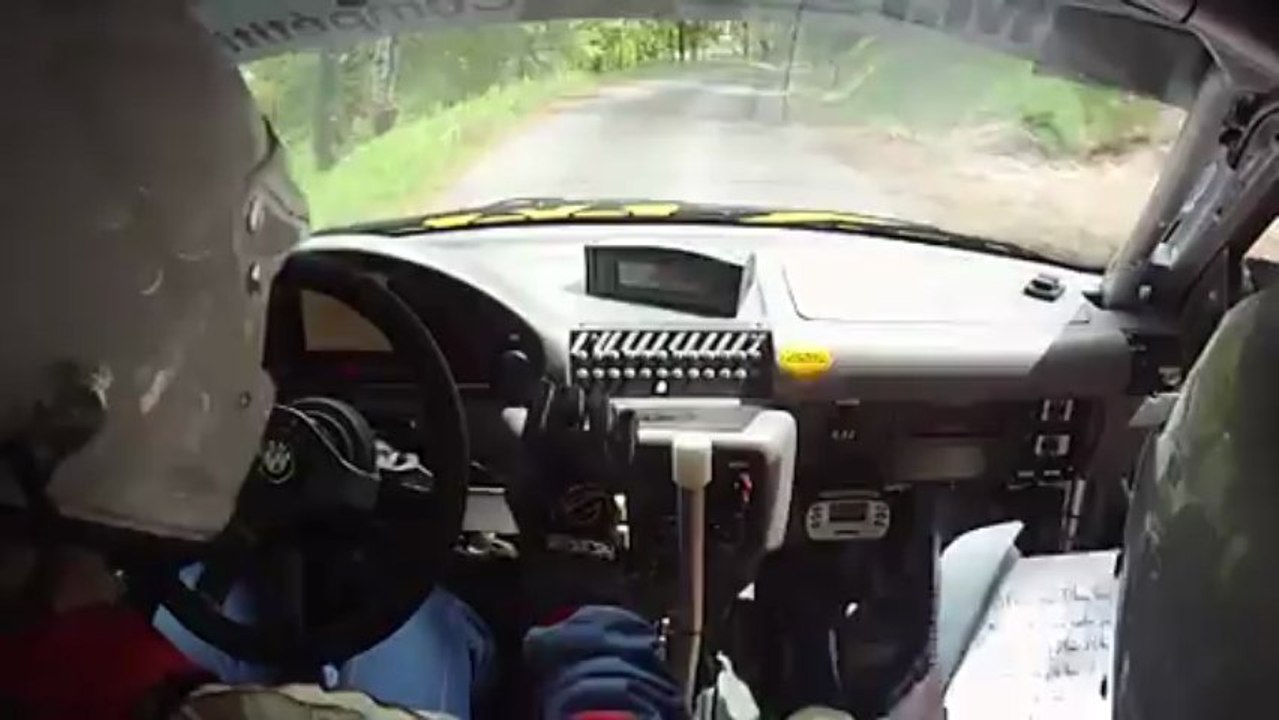 Rallye de la Coutellerie 2013 ES3 - ANDRE Stéph & PEYRONEL Flo sur BMW compact F2000 GA