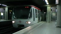 MPL75 : Arrivée à la station Place Jean Jaurès sur la ligne B du métro de Lyon