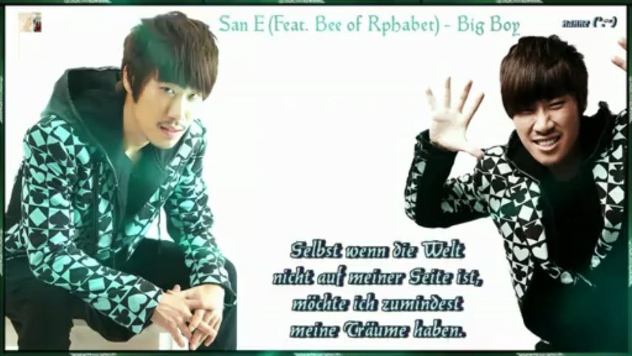 San E (Feat. Bee of Rphabet) - Big Boy  k-pop [german sub]