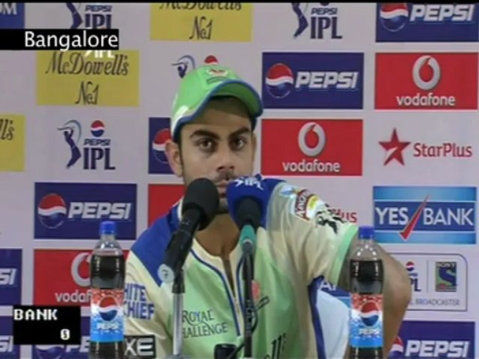 Chances of reaching play off stage are still very good says Royal Challengers Bangalore captain Virat Kohli after loss to Kings XI Punjab