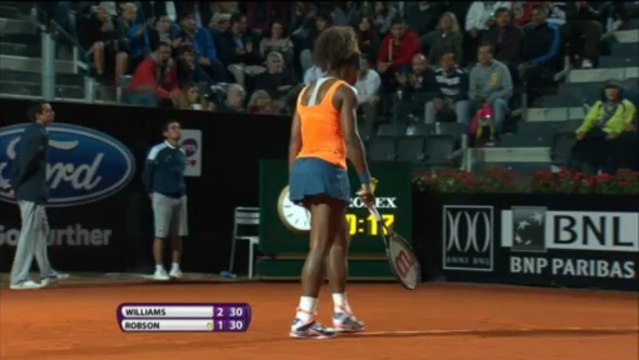 Robson run ended by Serena