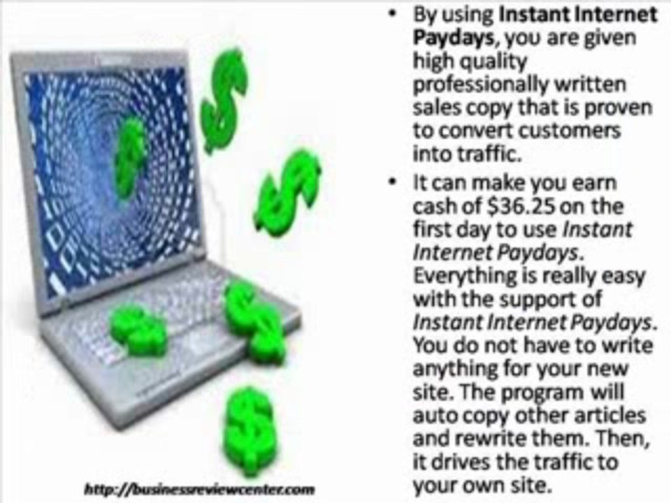 Instant Internet Paydays - Just Launched! | Instant Internet Paydays - Just Launched!