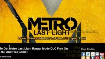 Metro Last Light Ranger Mode DLC Code Free Giveaway