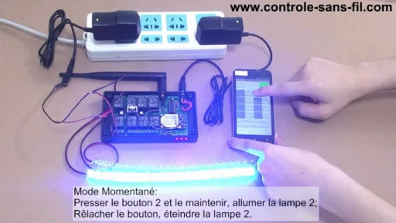 Comment Utiliser Téléphone WiFi Pour Commander A Distance Lampes?