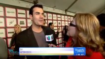 David Zepeda @davidzepeda1 entrevista en la alfombra de Los 50 más bellos || DA