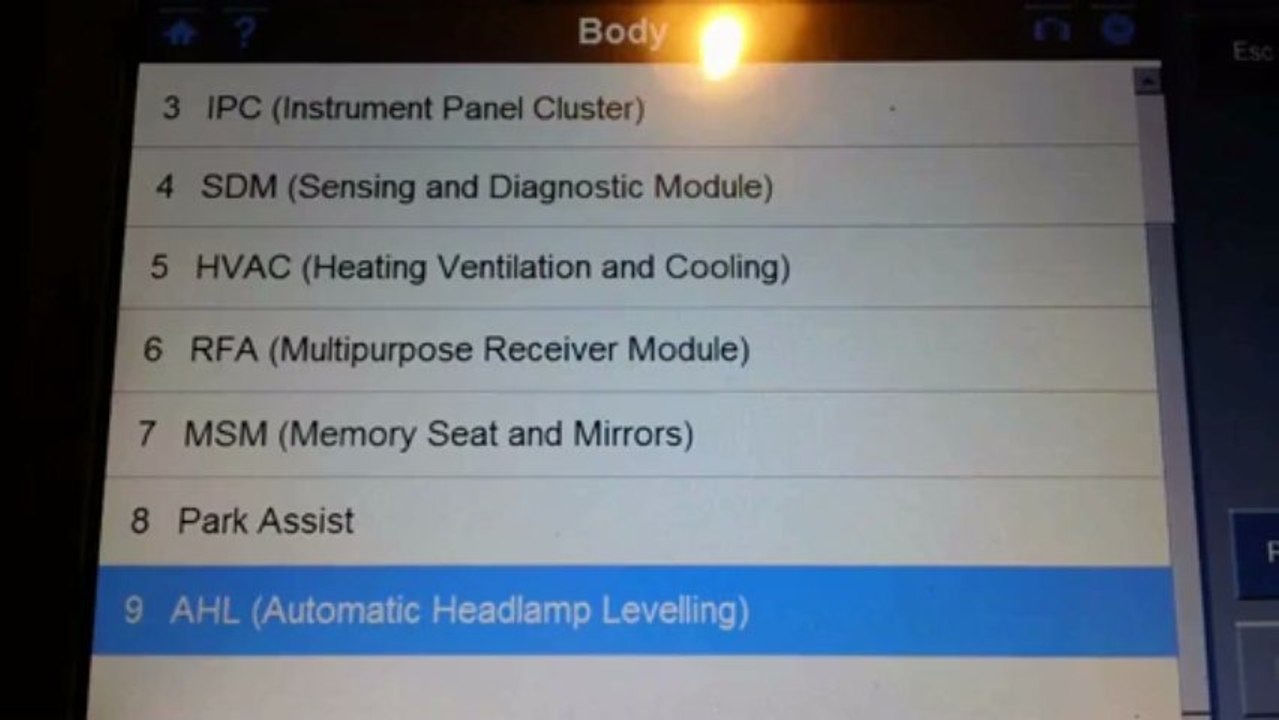 Autel MaxiDAS DS708 Holden programming