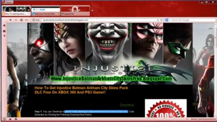 Get Free Injustice Batman Arkham City Skins Pack DLC - Tutorial
