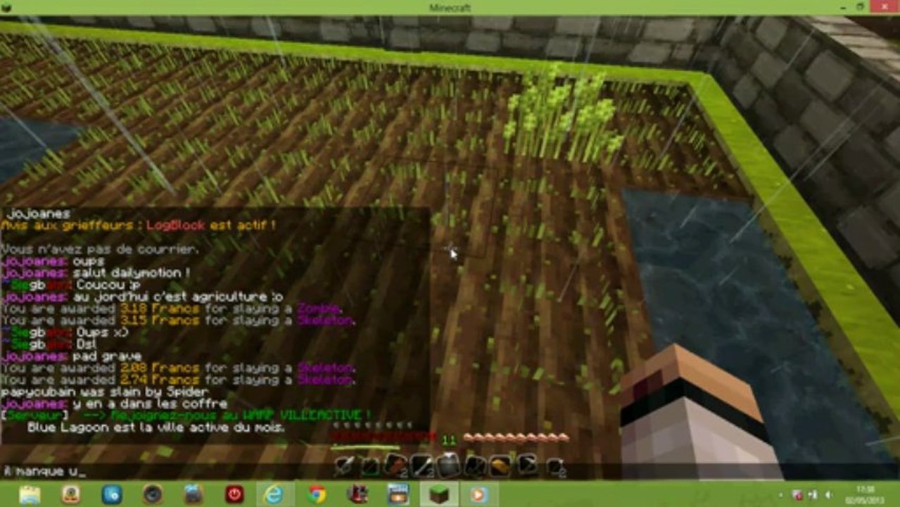 Minceraft aventure suivie