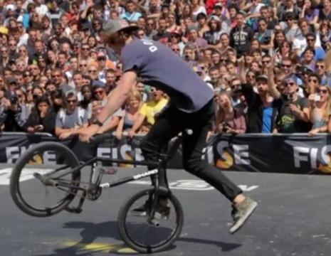 Matthias Dandois - 2nd BMX flat Final - FISE World Montpellier - 2013