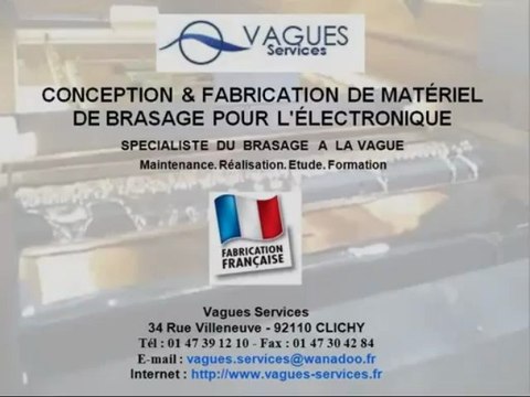 VAGUES SERVICES - Adaptation tête de vague Titane pour machine de brasage SEHO série 8100