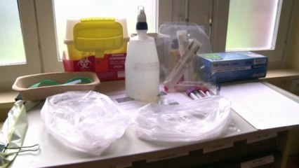 Visite du service d'infectiologie de l'hôpital de Tourcoing