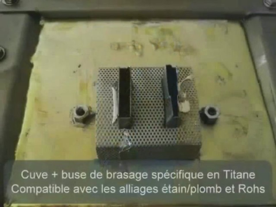 VAGUES SERVICES - Mini vague  de brasage sélective de type MV 100