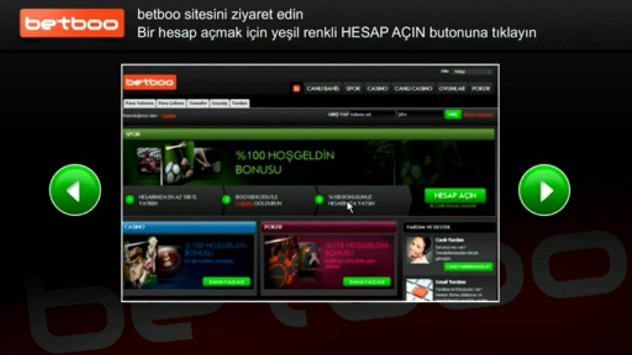 betboo'ya nasil uye olunur?