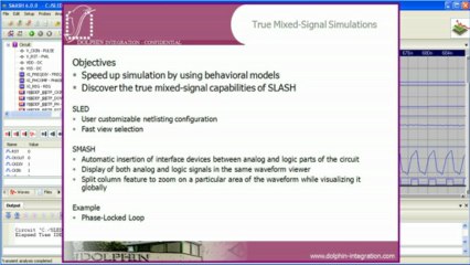 SLASH for Mixed Signal Simulation