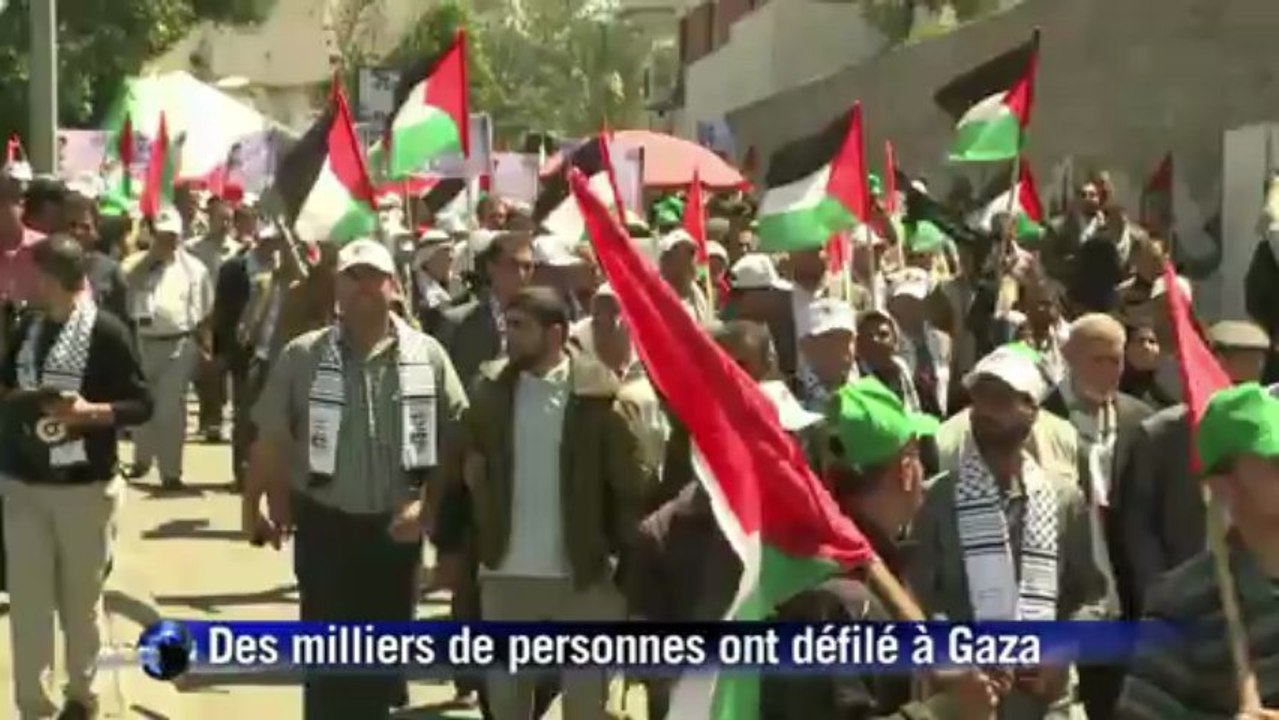 Les Palestiniens commémorent la "nakba"