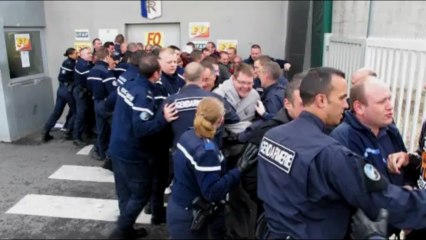 MANIFESTATION DES GARDIENS DE PRISON A LIANCOURT
