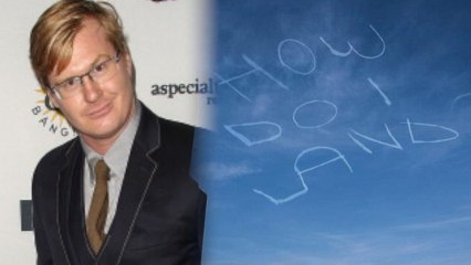 What Was This Comedian Trying to Write in the Sky?