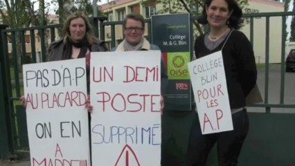 Maignelay-Montigny: forte mobilisation au collège pour Marjorie