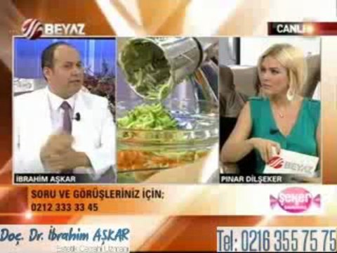 Doç. Dr. İbrahim Aşkar,Botox,lazer lipoliz hakkında Şeker Tadında programında bilgi veriyor