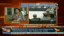 Brasil, el tercer país de AL que aprueba el matrimonio homosexual