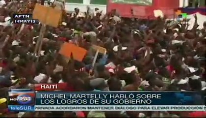 Martelly destaca avances al cumplir dos años en el poder