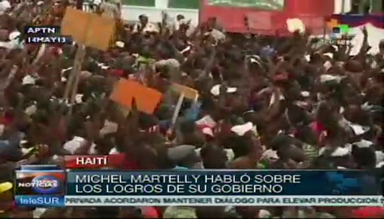 Martelly destaca avances al cumplir dos años en el poder