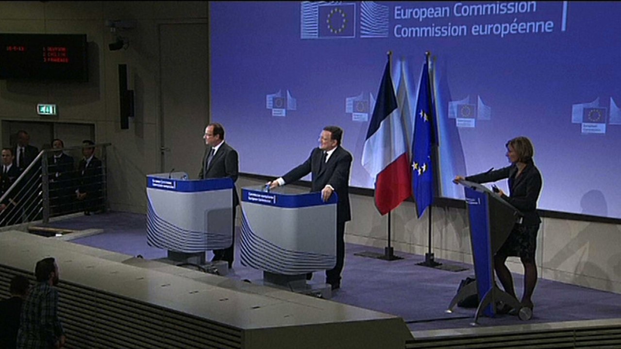 Conférence de presse à Bruxelles avec M. José-Manuel BARROSO, président de la Commission européenne