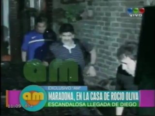 Maradona cena con sus "suegros"