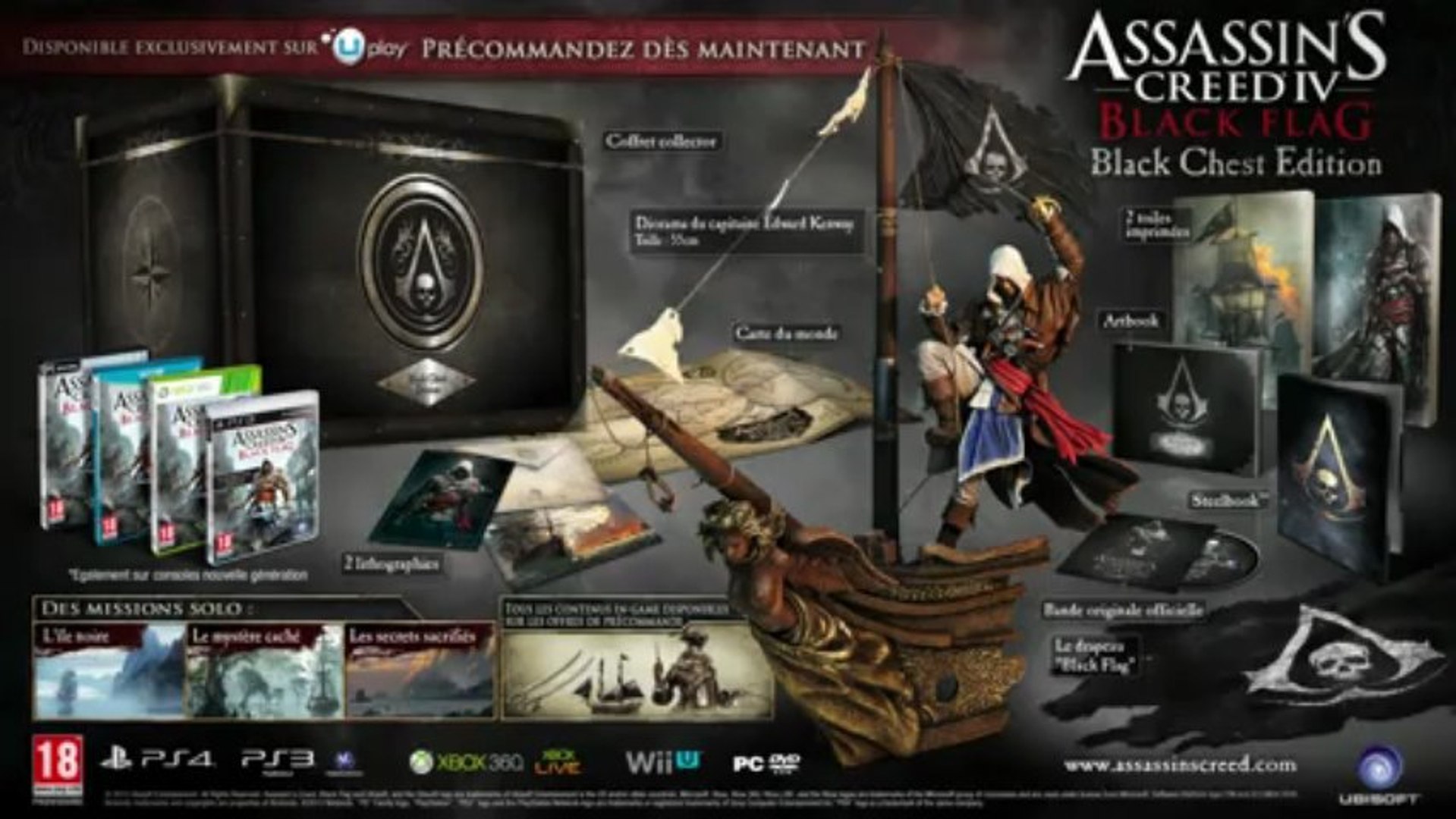 Assassin's Creed 4 Black Flag - Under the Black Flag Trailer [FR] - Vidéo  Dailymotion