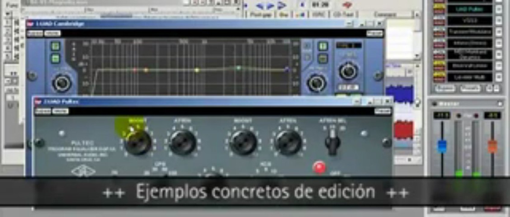CURSO EN DVD DE PRODUCCION MUSICAL EN WAVELAB - STEINBERG INTERNAL AUDIO MASTERING - (200 Videos)